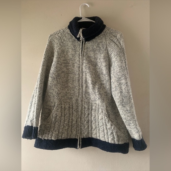 Flaherty Imports Sweaters - Flaherty Imports Wool Full Zip Sweater Women’s Size XL